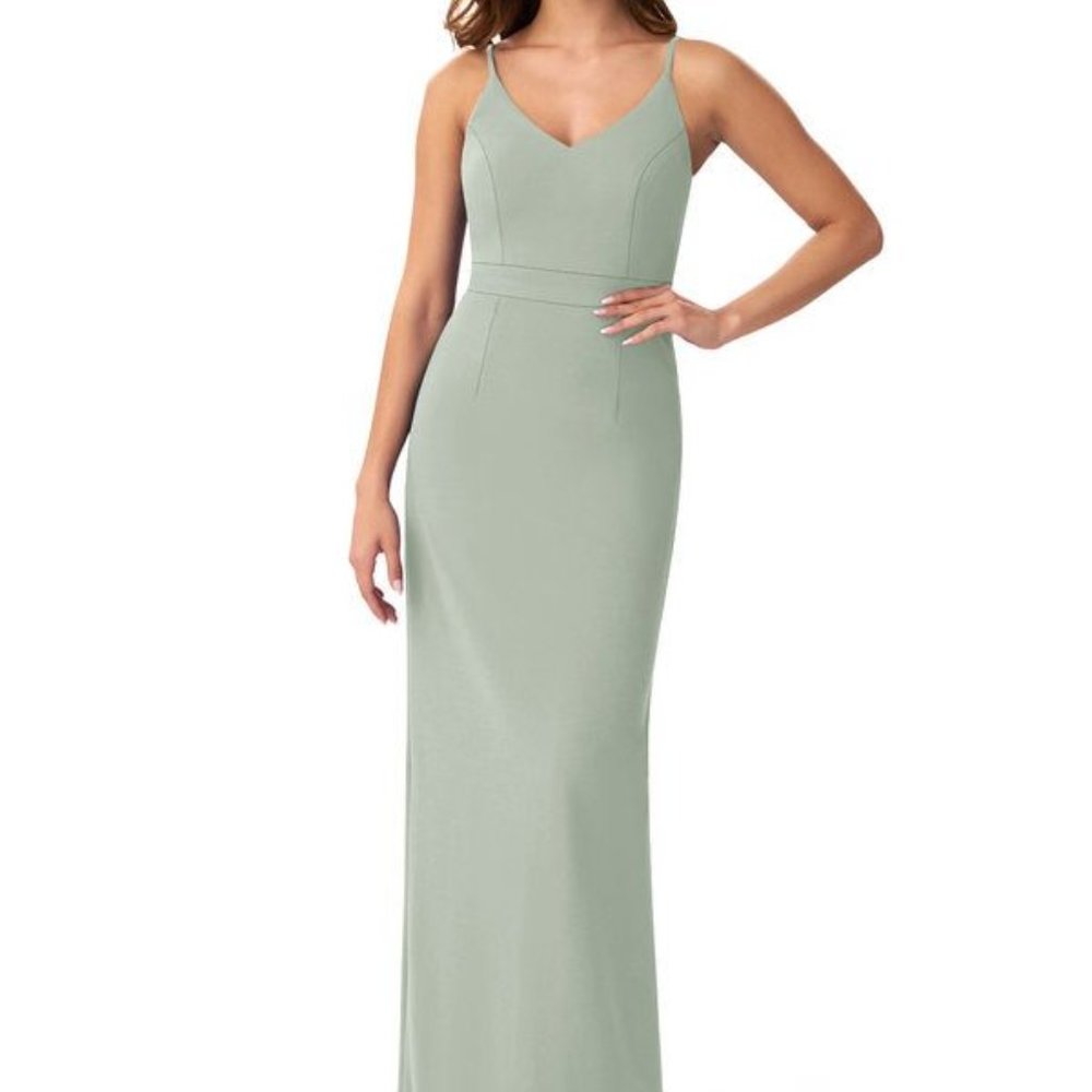 Bridesmaid Dress Azazie Irina Dusty Sage